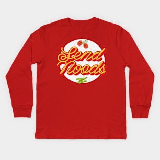 SEND NOODS Kids Long Sleeve T-Shirt